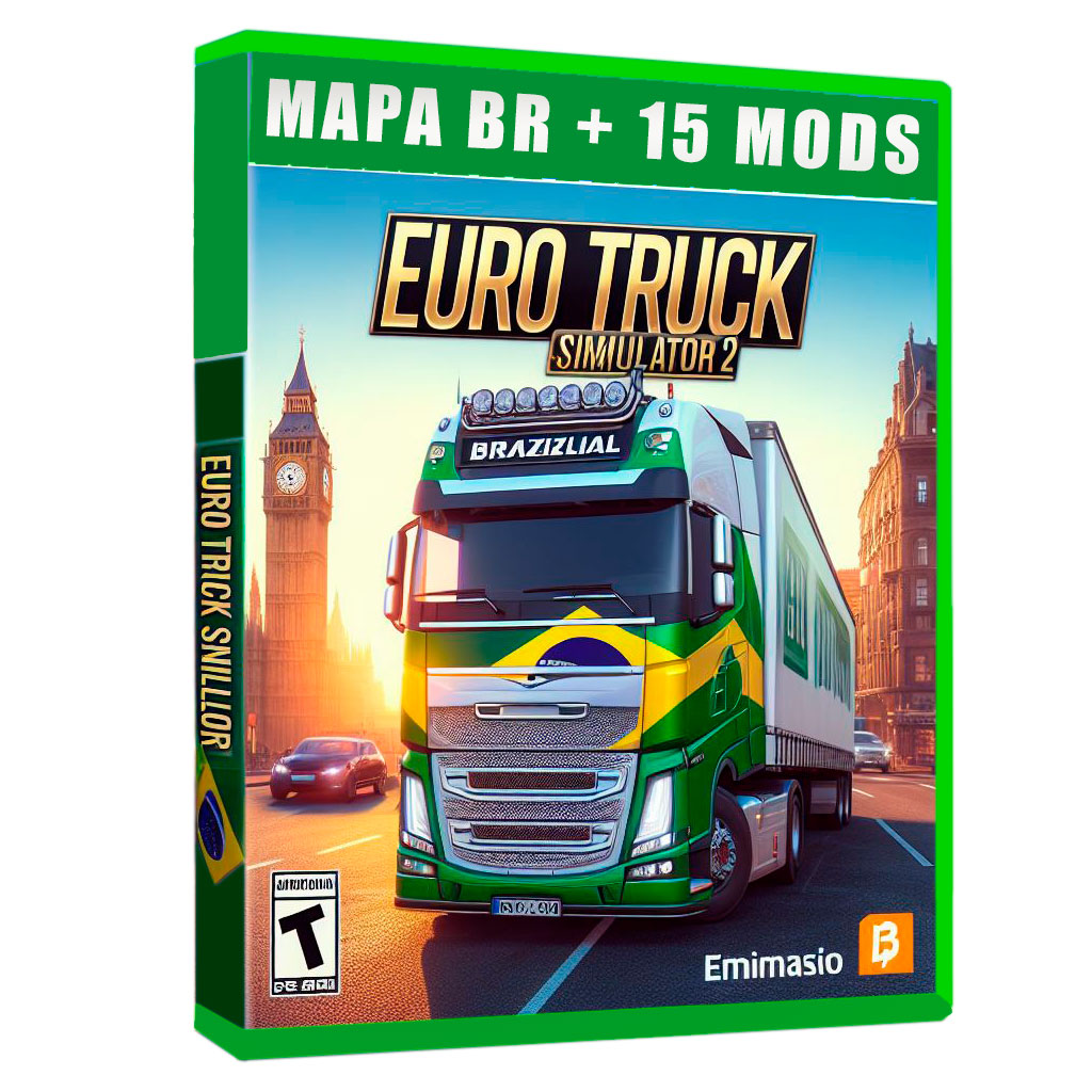 Euro Truck 2 + Mapa Brasileiro Pc Digital