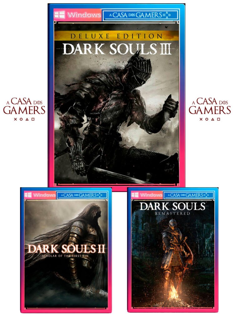 Dark Souls 1, 2 E 3 Coleção Completa Pc Steam Offline
