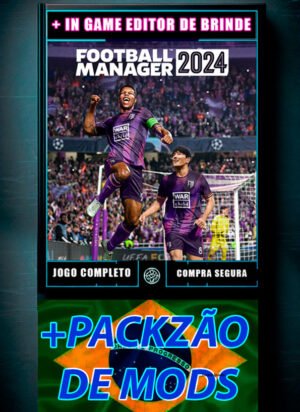 Football Manager 2024 Pc Com Editor + Pack de Mods
