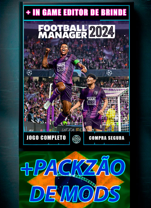 Football Manager 2024 Pc Com Editor + Pack de Mods