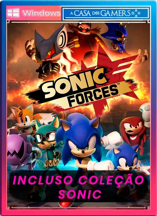 Sonic Forces Pc Steam Offline + Coleção Completa