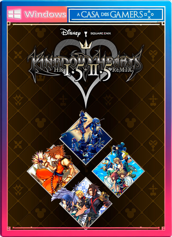 Kingdom Hearts Hd 1.5+2.5 remix Steam Offline Pc + Coleção
