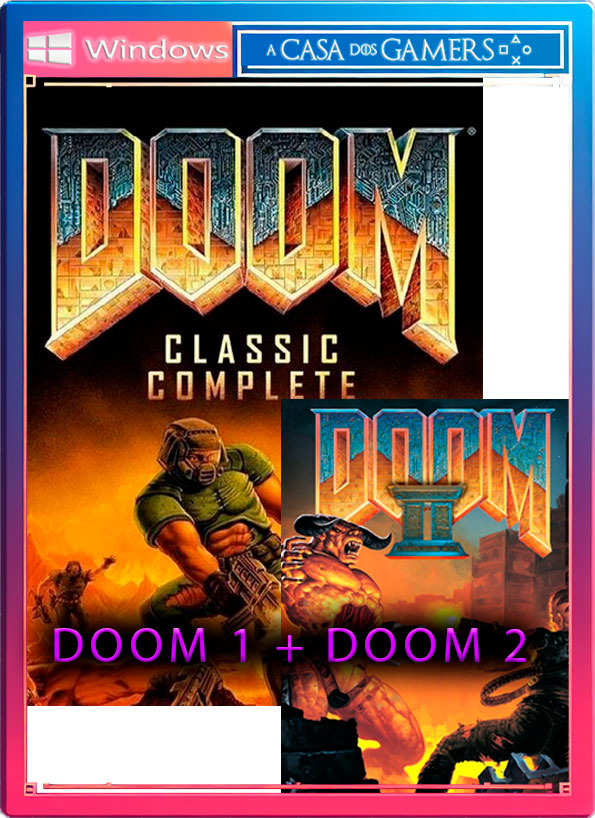 DOOM + DOOM II Steam Offline Pc + Coleção