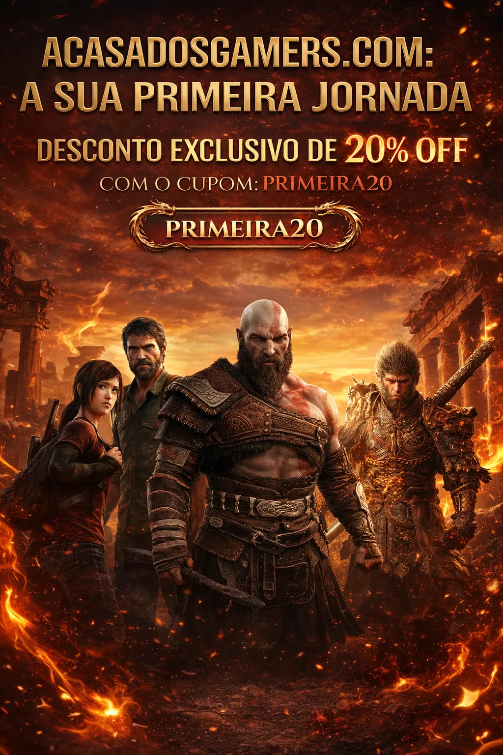 A Casa dos Gamers - Desconto Exclusivo