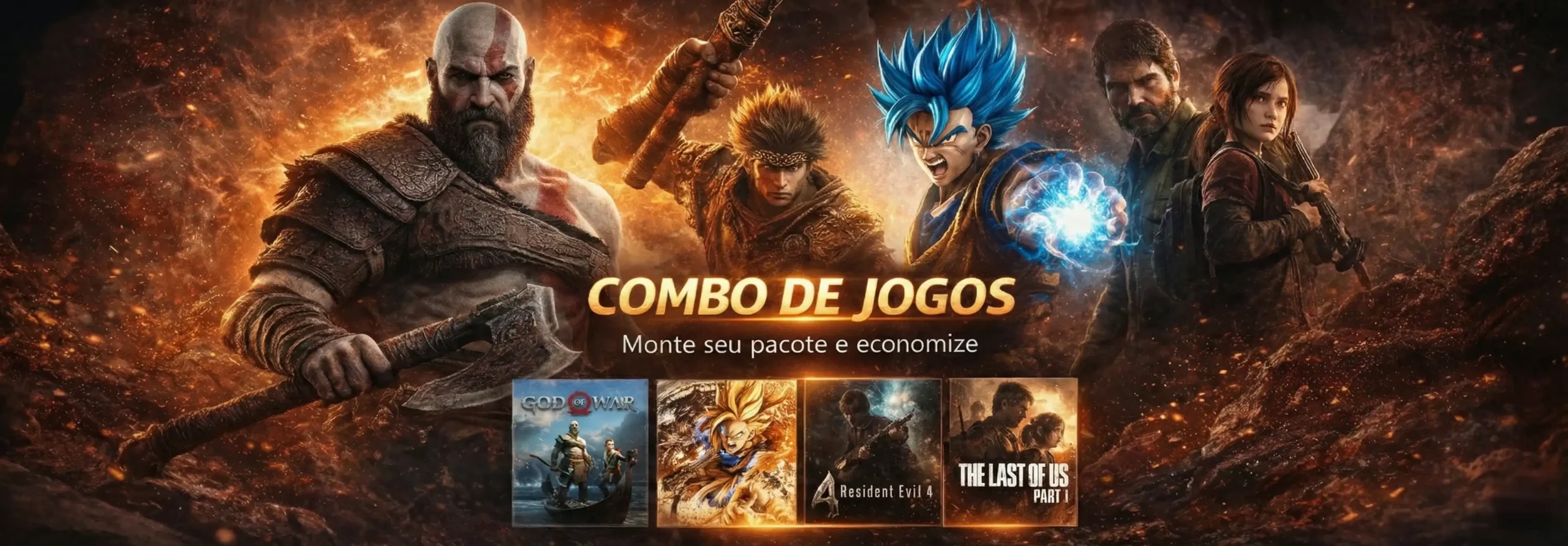 Monte O Seu Combo Com Descontos!