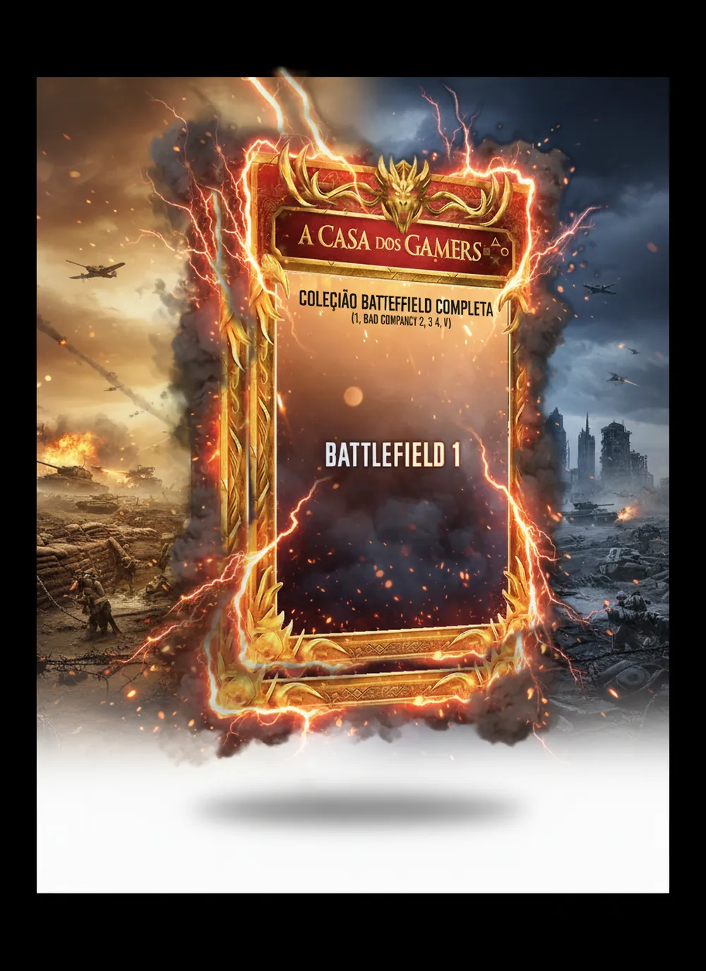 Battlefield Coleção Completa Pc (1 + Bad Company 2 + 3 + 4 + V)