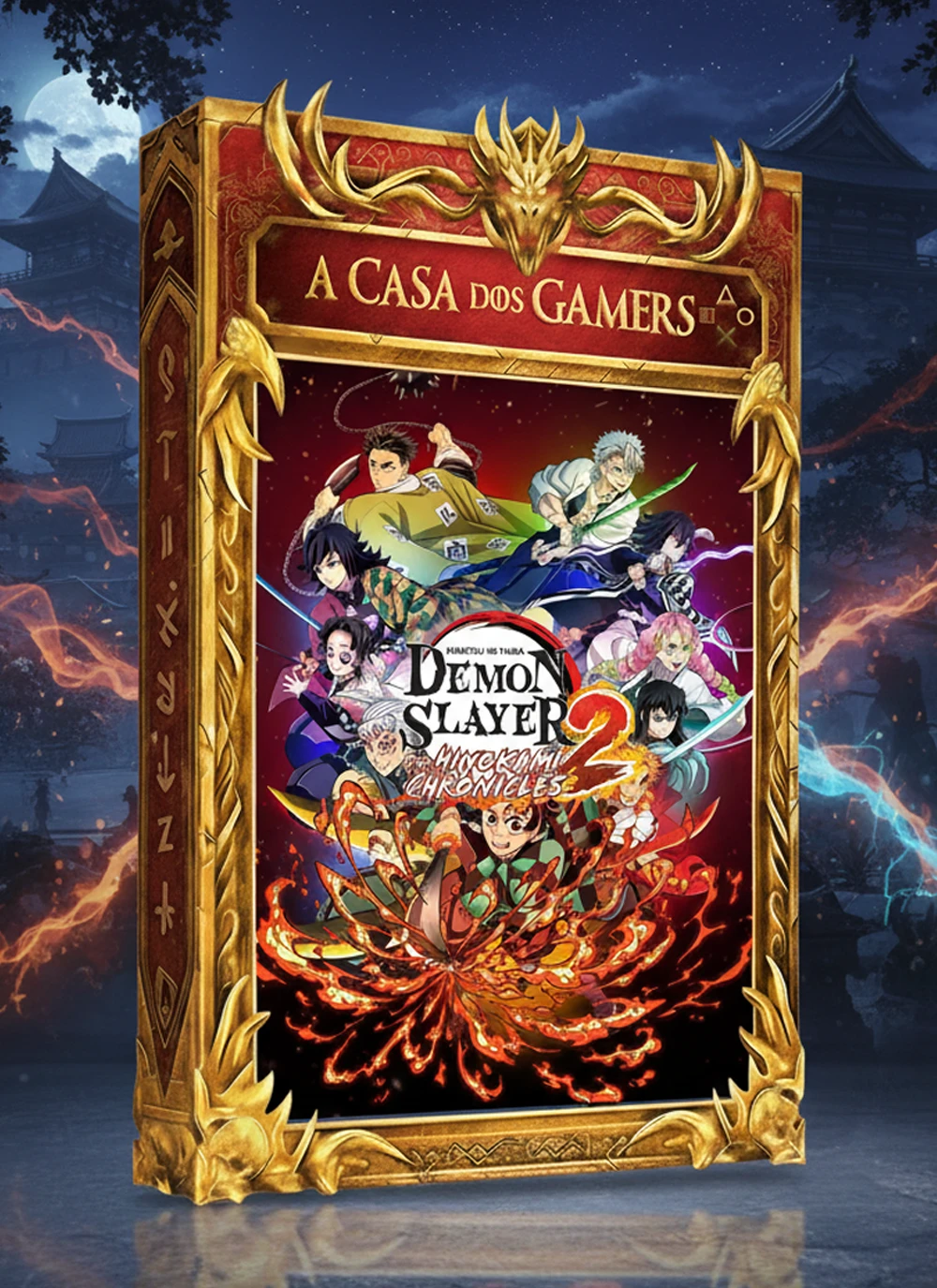 Capa de Demon Slayer – Kimetsu no Yaiba – The Hinokami Chronicles 2 – Deluxe Edition Pc Steam Offline