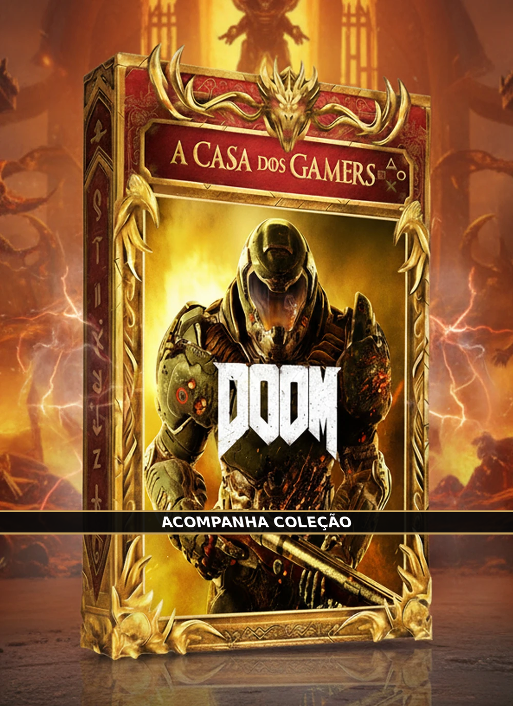 Capa de DOOM + DOOM II PC Steam Offline + Coleção